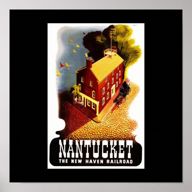 Pôster Poster-Viagens vintage-Nantucket (Frente)