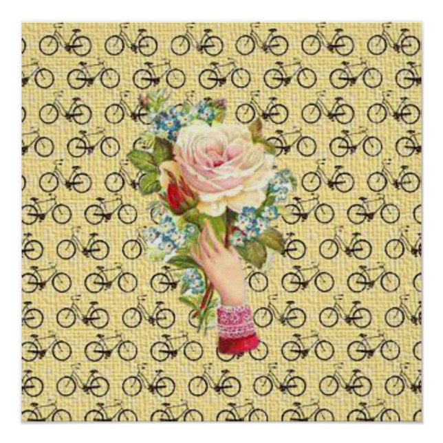 Pôster Poster Victoriano Floral (Frente)