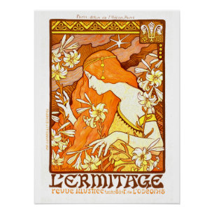 Pôster Poster vintage da revista francesa Art Nouveau Mul