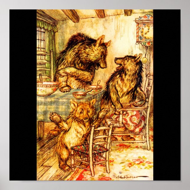 Pôster Poster-Vintage Ilustration-Rackham 35 (Frente)