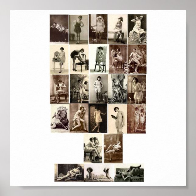 Poster Poster-Vintage-Lingerie (Frente)
