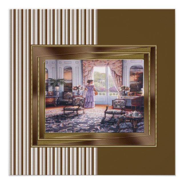 Pôster Poster vintage vitoriano (Frente)