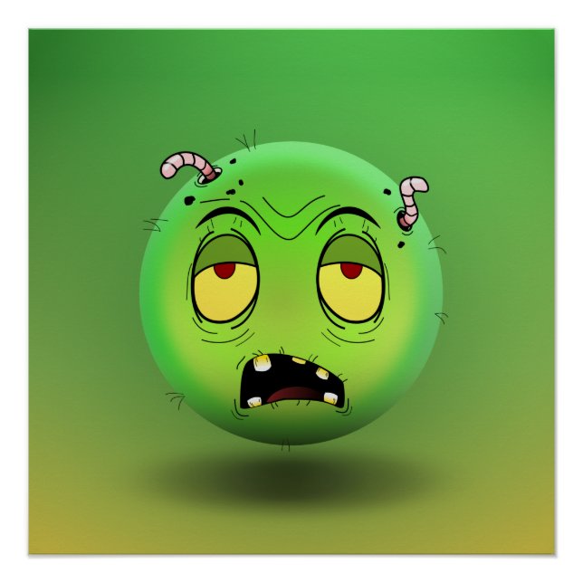 Pôster Poster Zombiemoji (Frente)