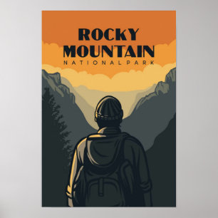Poster Posteres de viagens do Parque Nacional da Montanha