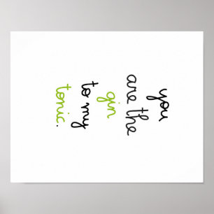 Poster Posteres genebra tónico &