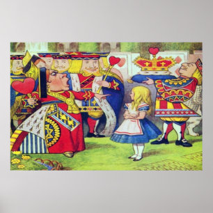 PÔSTER POSTERES VINTAGE - ALICE NO PAÍS DE AS MARAVILHAS