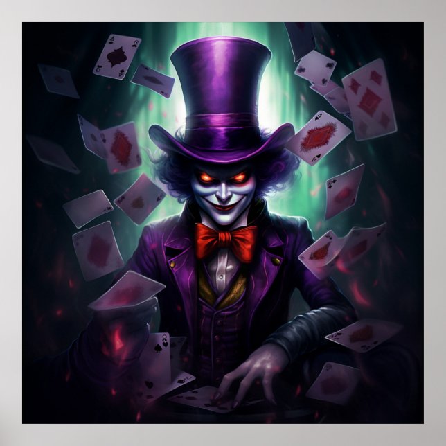 Poster PosterLe Le Joker Magicien des Cartes (Frente)