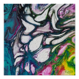 Pôster Posters brillant - Art Abstrait -Décoration murale