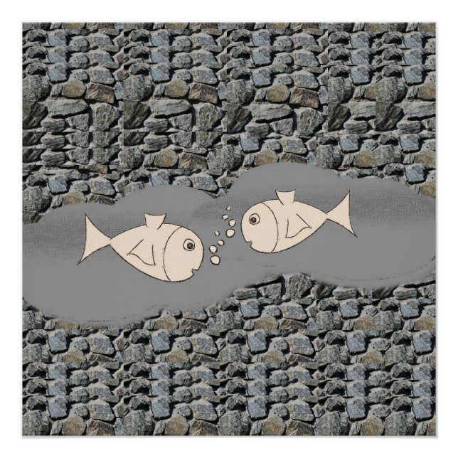 Pôster Posters da Poster de Fish Beach (Frente)