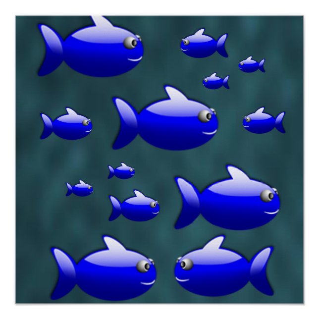 Pôster Posters da Poster de Fish Beach (Frente)