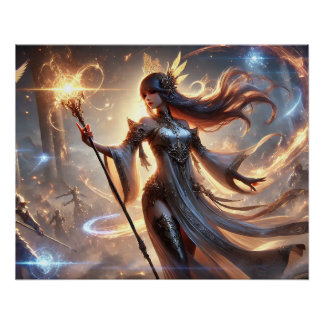 Pôster Posters de cicatrização de batalha divina - Compai