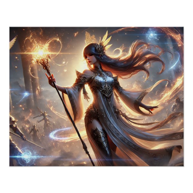 Pôster Posters de cicatrização de batalha divina - Compai (Frente)