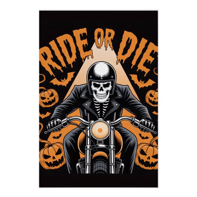 Pôster Posters de Halloween - Arte de Muro Louca, Diverti (Frente)