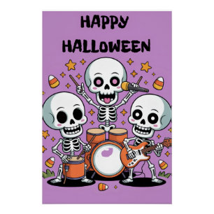 Pôster Posters de Halloween - Arte de Muro Louca, Diverti