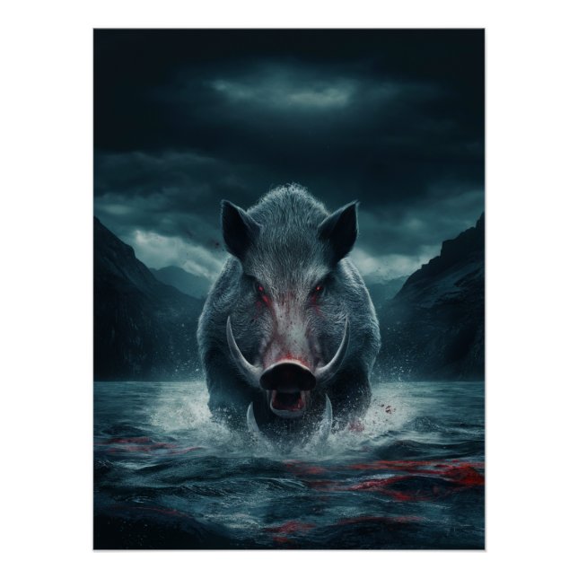 Pôster Posters Dives boar 3 (Frente)