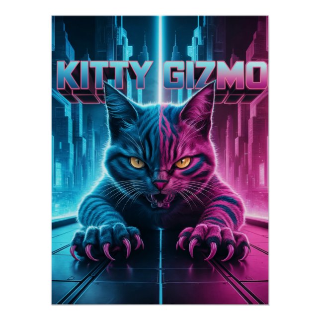 Pôster Posters Kitty Gizmo 02 (Frente)
