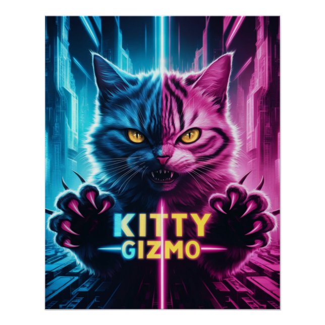 Pôster Posters Kitty Gizmo 03 (Frente)