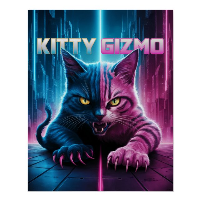 Pôster Posters Kitty Gizmo 05 (Frente)