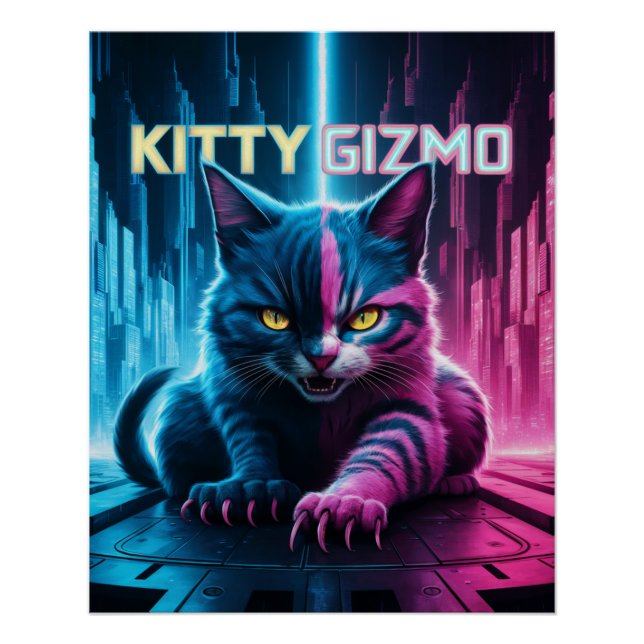 Pôster Posters Kitty Gizmo 06 (Frente)