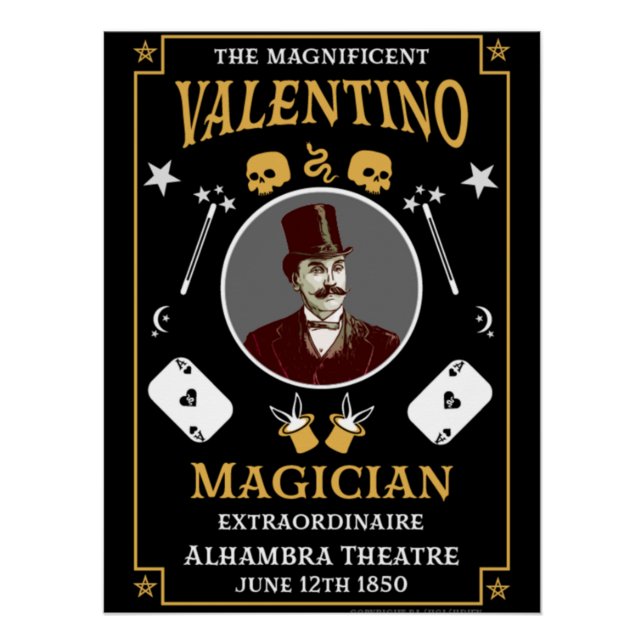 Pôster Posters mágicos vitorianos clássicos (Frente)