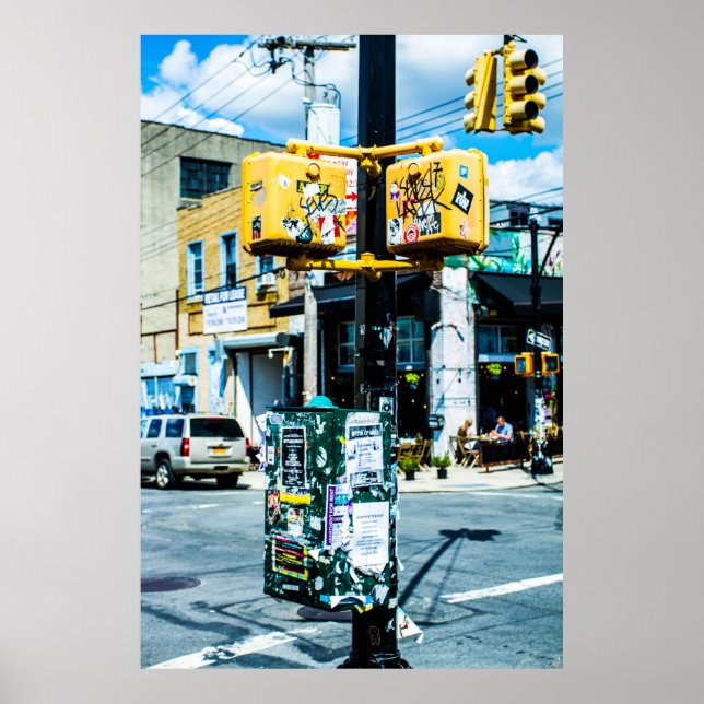 Poster Posto AMARELO E NEGRO PRETO CHEIO DE CABOS (Frente)