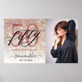 Poster Posto de Fotografias de 50 Aniversários do Champan