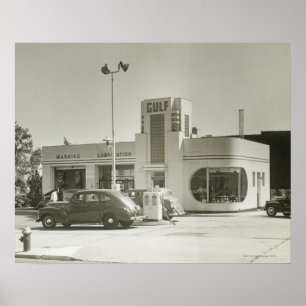 Poster Posto de gasolina