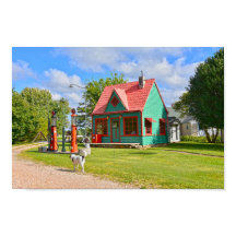 Posto de Gasolina Antigo, Red Oak II, Missouri