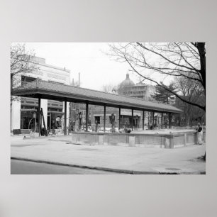 Pôster Posto de gasolina da C.C., 1921