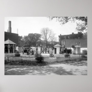 Pôster posto de gasolina do 1920