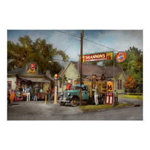 Pôster Posto de Gasolina - Gasolinas super de Shannon 193