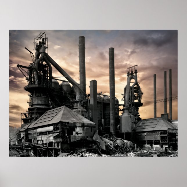 Poster Posto Industrial Apocalypse (Frente)