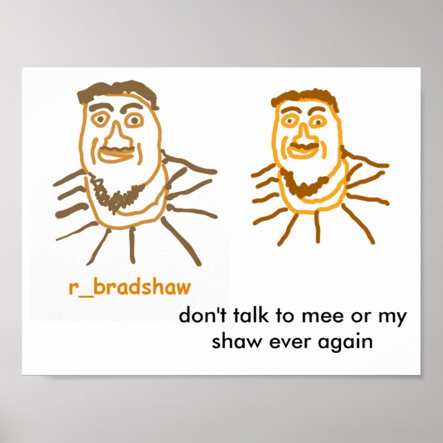 Pôster postshaw da estrela (Frente)