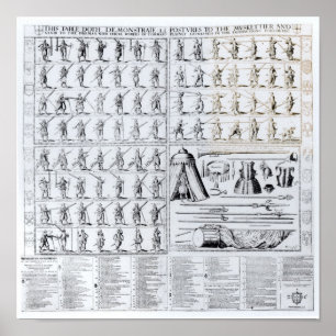 Pôster Posturas para Mosqueteiros e Pikemen