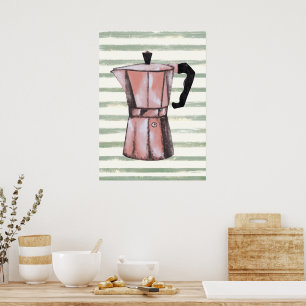 Poster Pote De Café Retroativo