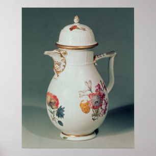 Poster Pote do café de Meissen, c.1740-50