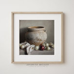 Poster Pote Vintage Clay Farmhouse Kitchen Wall Decor<br><div class="desc">Curar sua casa com um trabalho de arte de vintage bonito! Agora disponível para você ter impresso para sua galeria. Amavelmente restaurado usando as mais recentes técnicas digitais para mostrar todas as rachaduras e detalhes da arte original.</div>