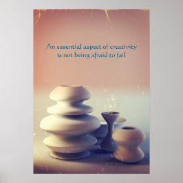 Pôster Potência Cerâmica, Vida Estática II, Blue Orange S