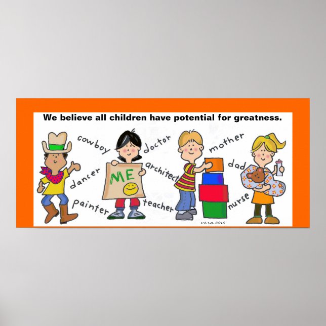 Poster Potencial para grandeza (Frente)