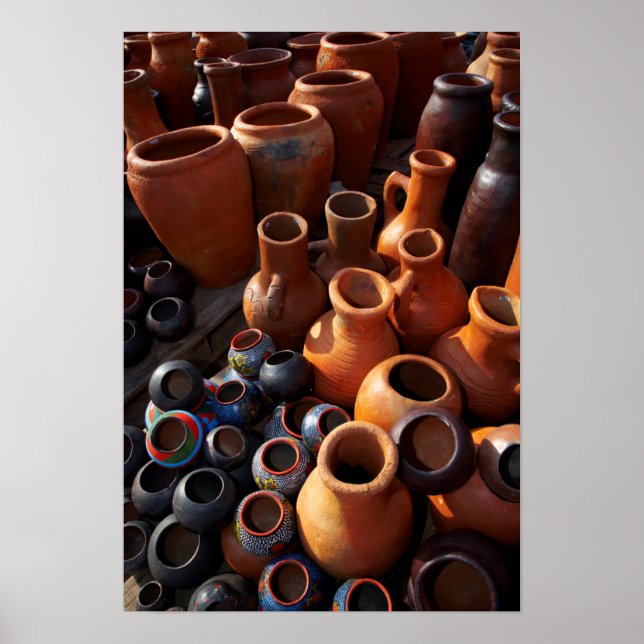 Pôster Potes de argila, Hazyview, Mbomalanga, África do S (Frente)