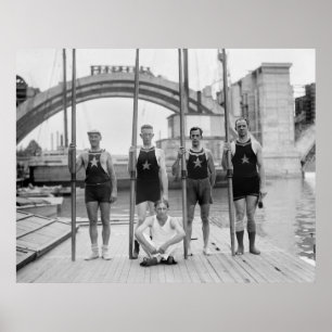 Pôster Potomac Boat Club Crew, 1921