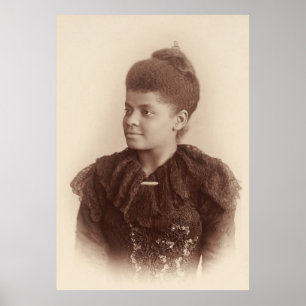 Poster Potrait de IDA B. Poço por Mary Garrity (1893)