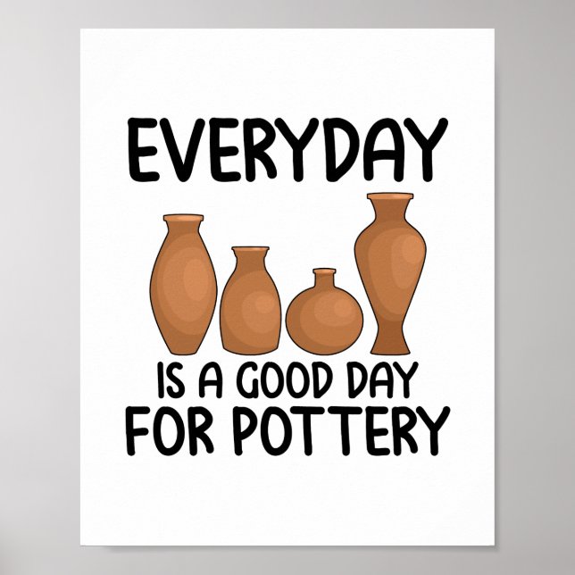 Poster Pottery Hobby | Presentes de Artesanato ceramista  (Frente)