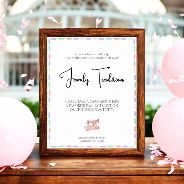 Poster Pouca Adoração A Tradição Da Família De Aquarelas  (Criador carregado)