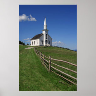Pôster pouca igreja branca