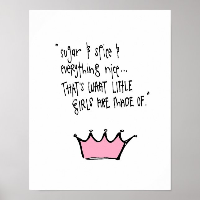 Pôster pouco açúcar e especiarias (Frente)