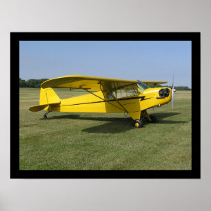 Pôster Pouco avião amarelo