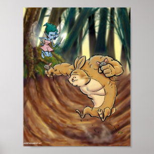 Poster Pouco coelho Fufu