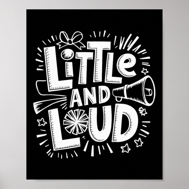 Poster Pouco e Alto, Aplaudidor Cheerleader e Cheer Che (Frente)