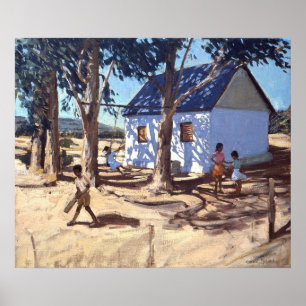 Pôster Pouco Karoo branco África do Sul da casa